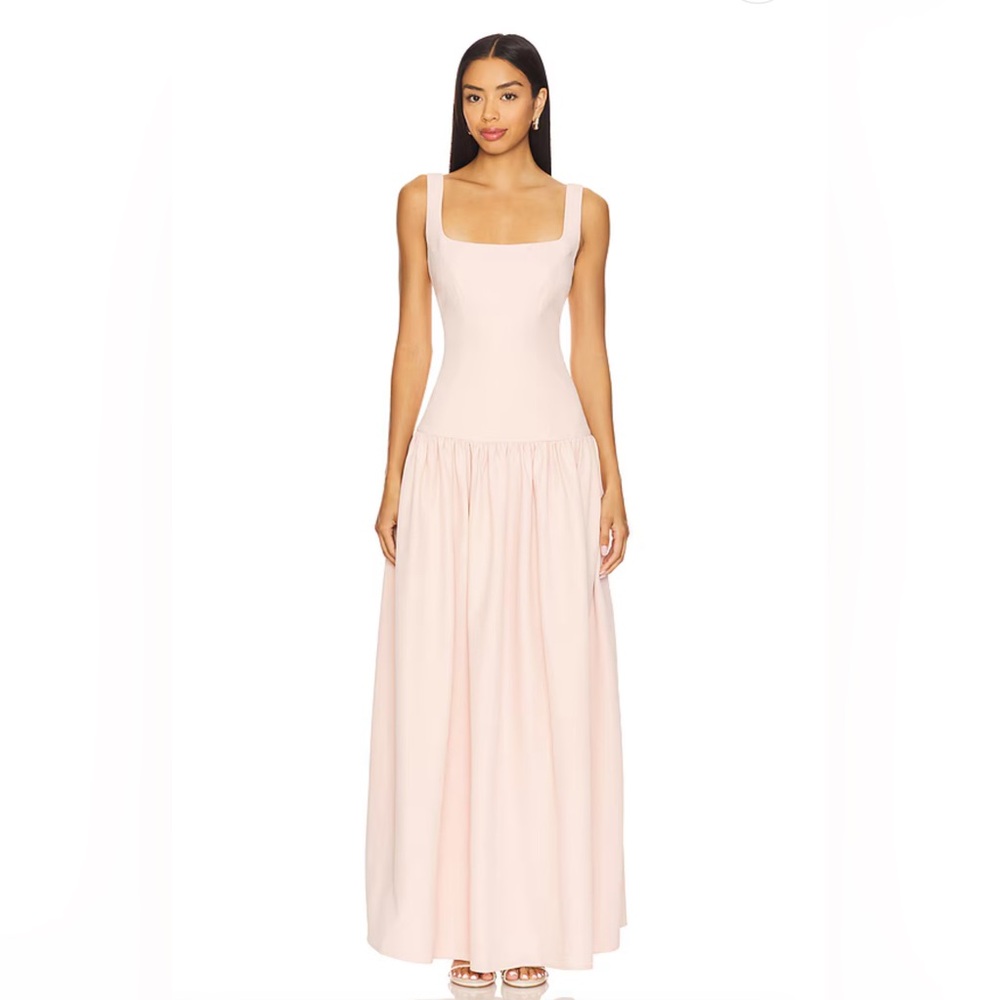 Chic Blush Maxi Dress